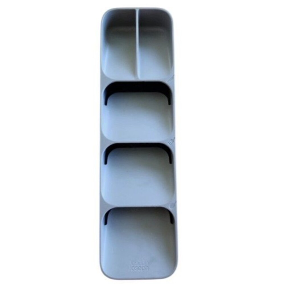 Joseph Joseph DrawerStore Compact Cutlery Flatware Organizer Grey 15.5 Inches